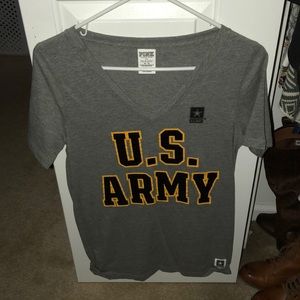 Victoria secret is army shirt